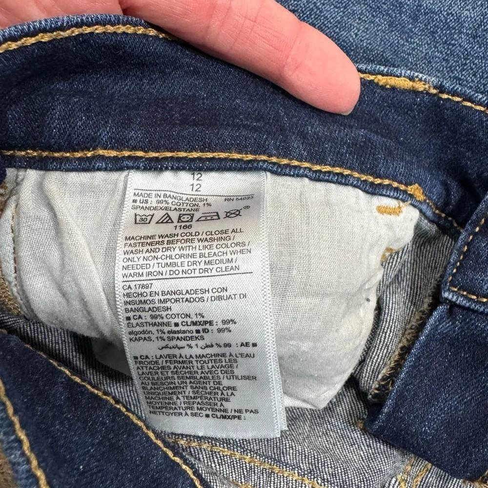 Old Navy Girls Denim Bermuda Shorts - Size 12